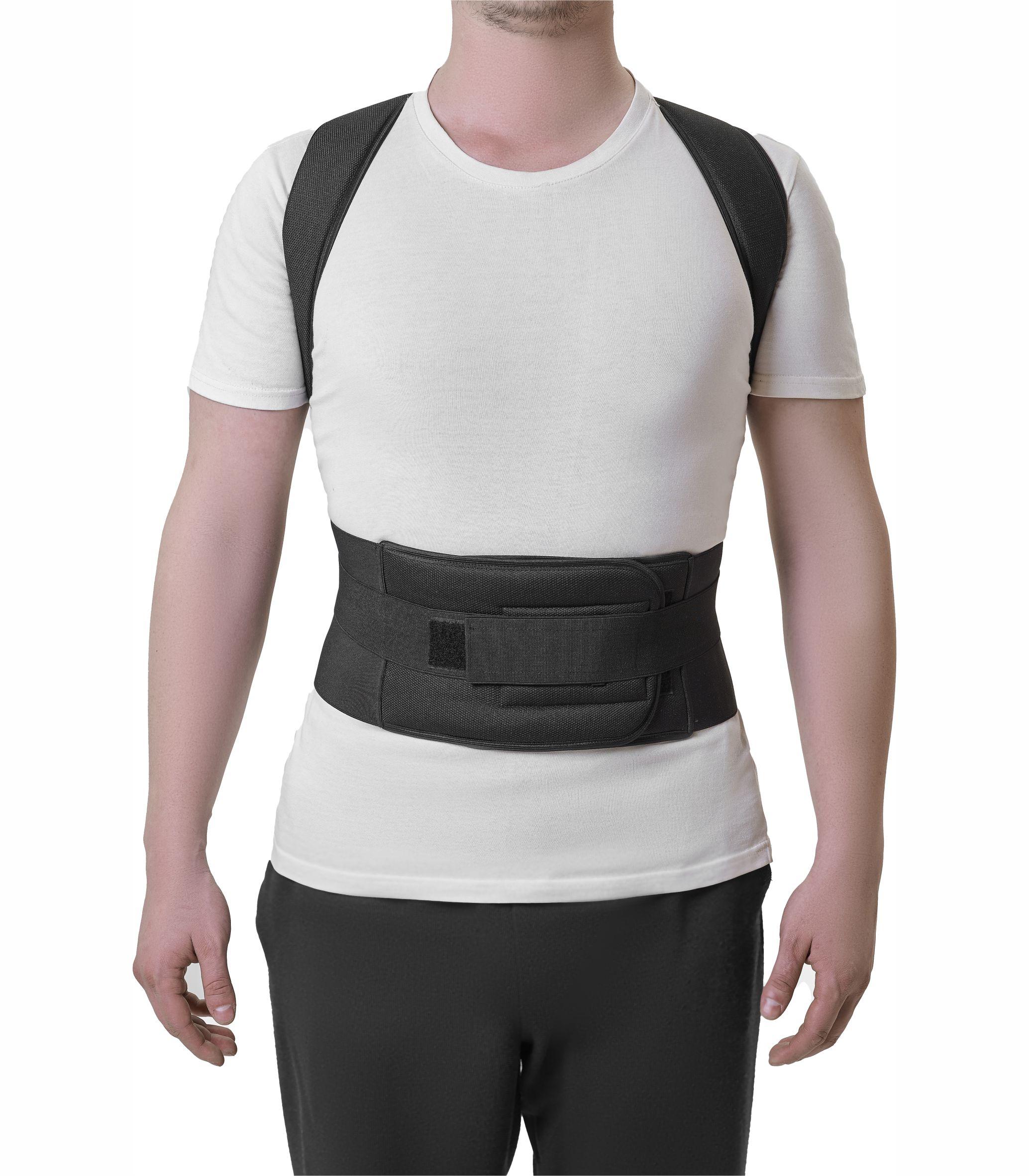 Posture corrector with stiffening ribs