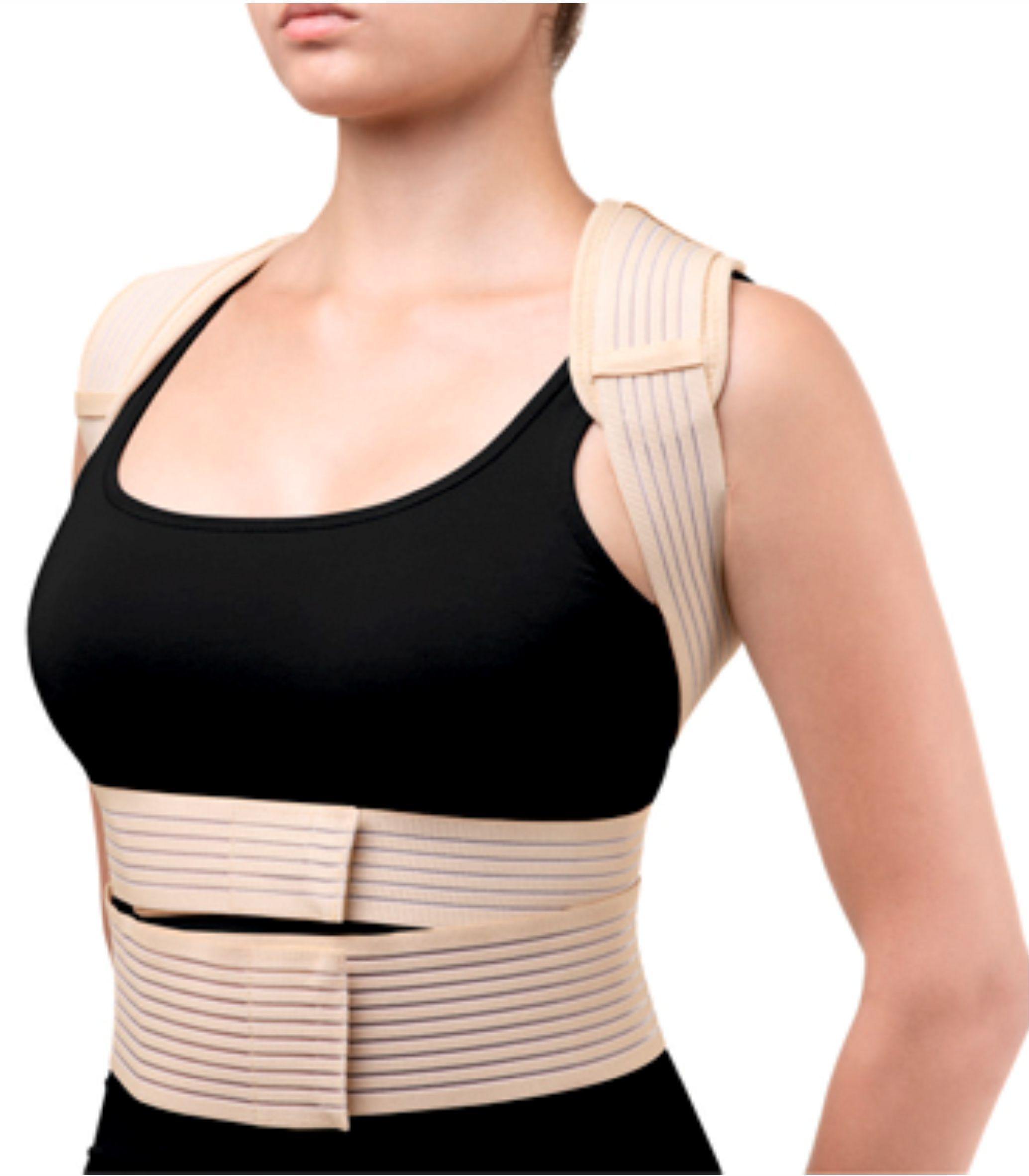 Posture corrector with stiffening ribs