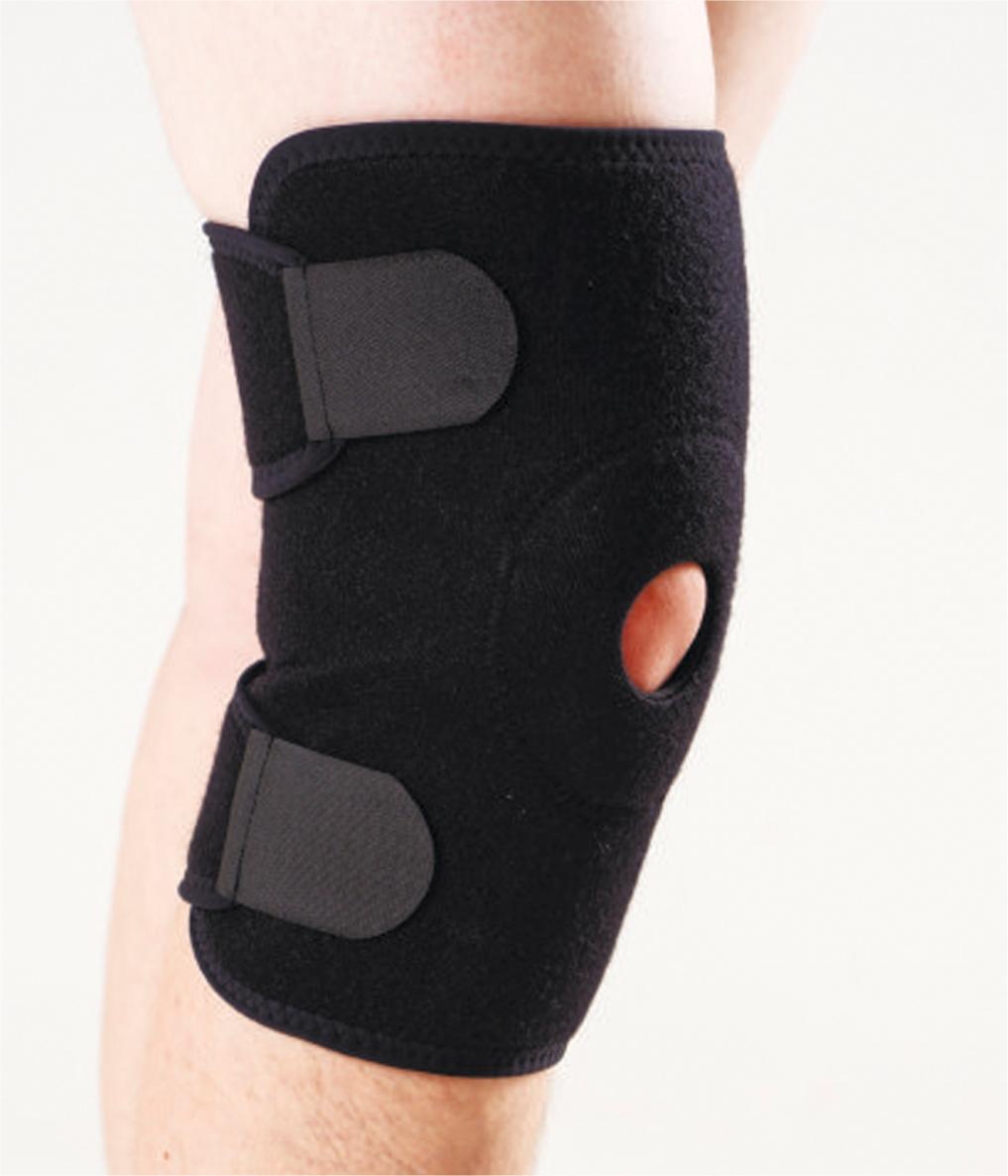 A medical neoprene bandage for knee joint fixation (adjustable)  