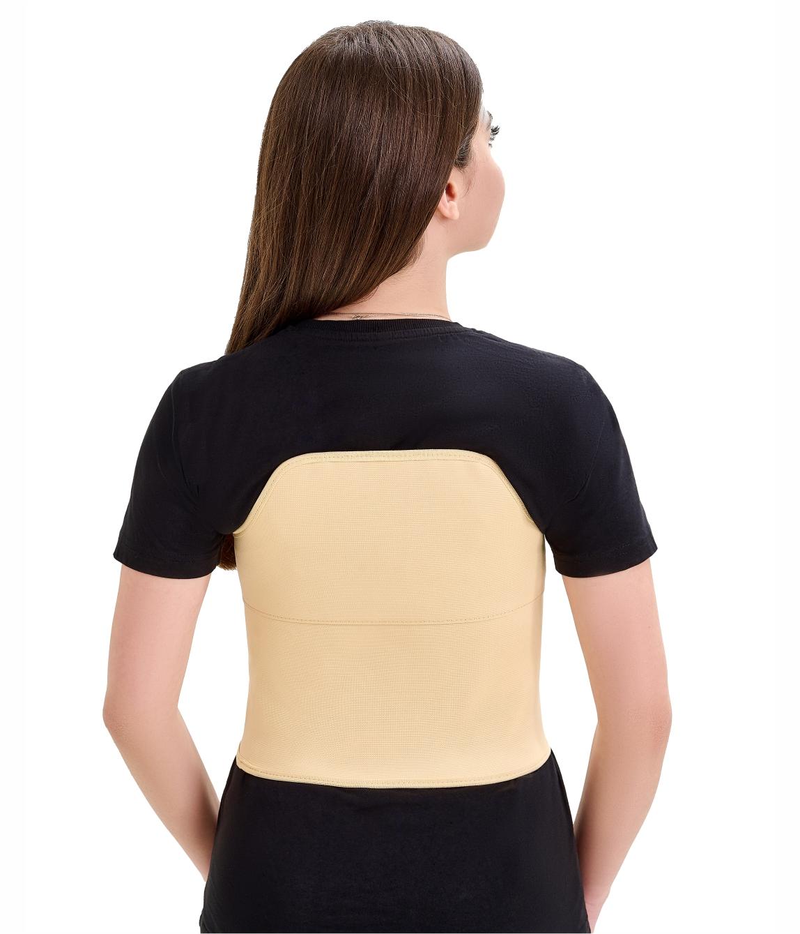Postoperative bandage for fixing the chest, female