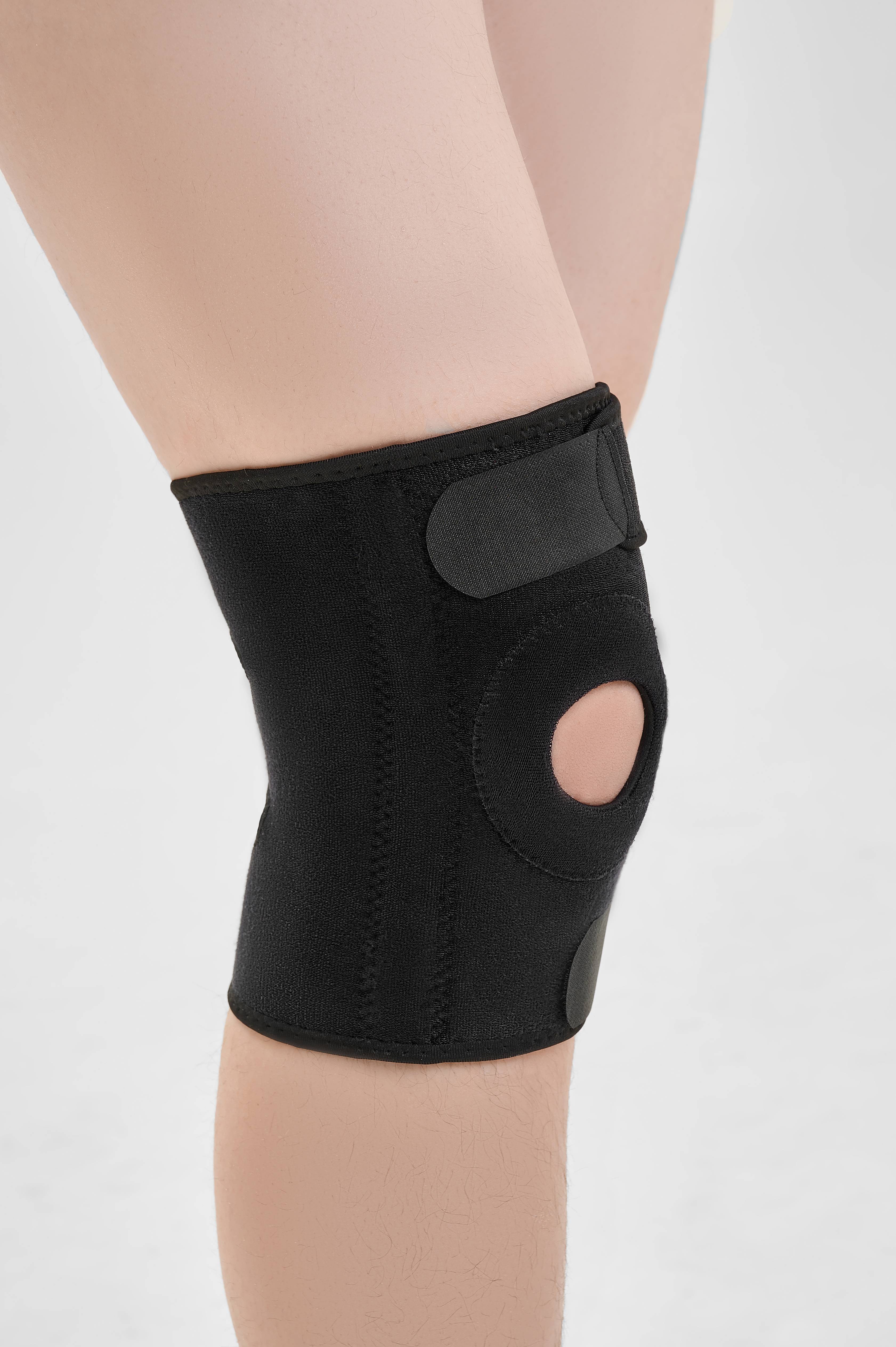 A medical neoprene bandage for knee joint fixation (adjustable)  