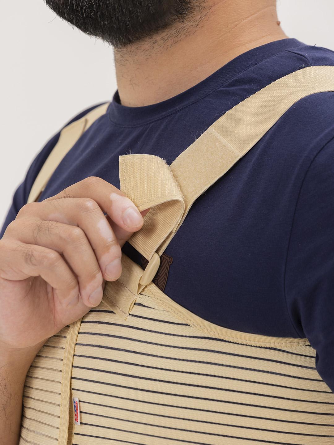 Postoperative bandage for fixation of the chest