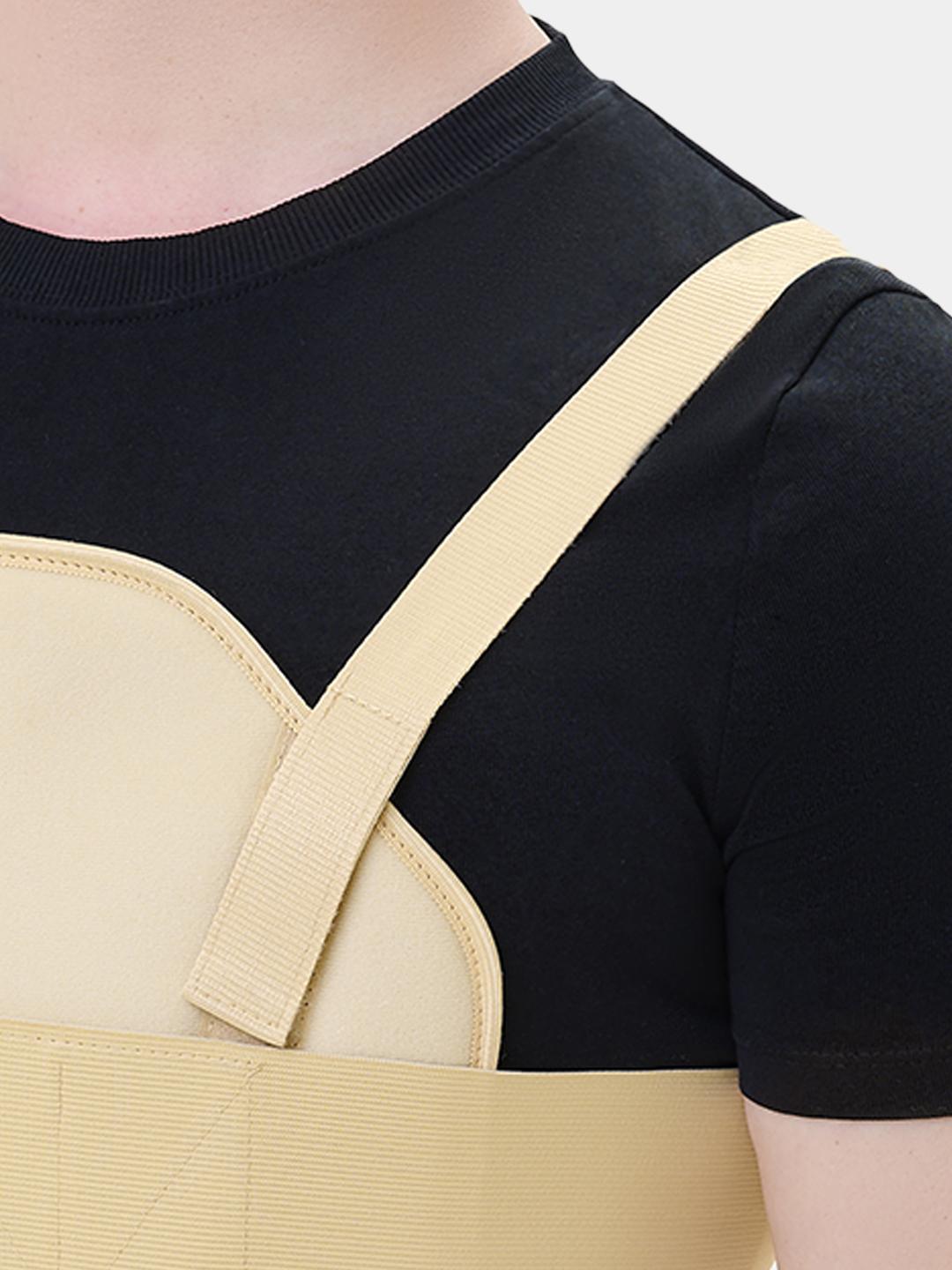 Medical postoperative bandage for fixing the chest