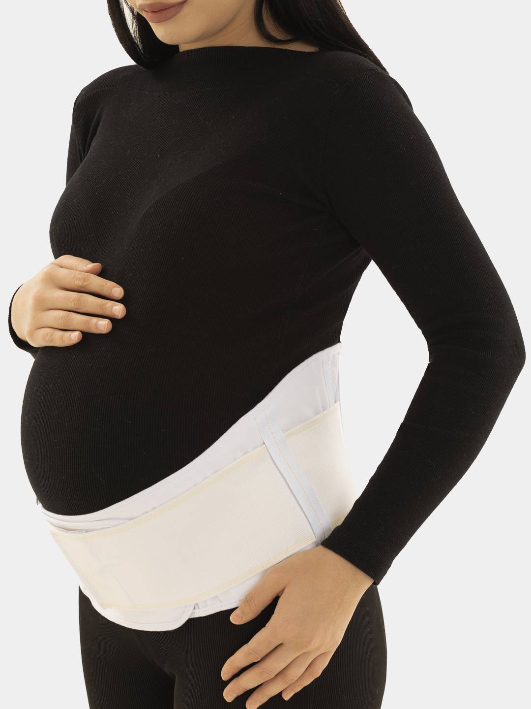 Elastic prenatal bandage (with rigid inserts)